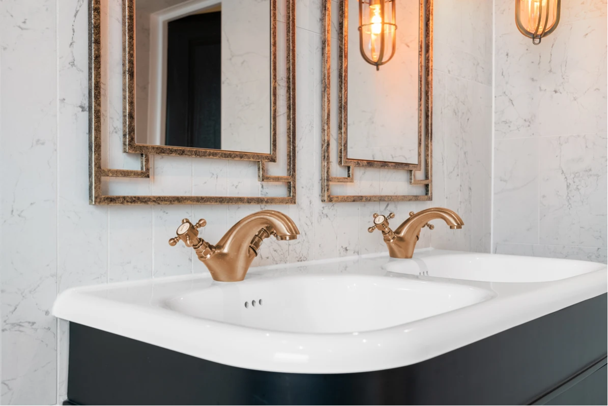 Boutique Hotel Style Bathroom Design in Ilford — completed bathroom photograph 2
