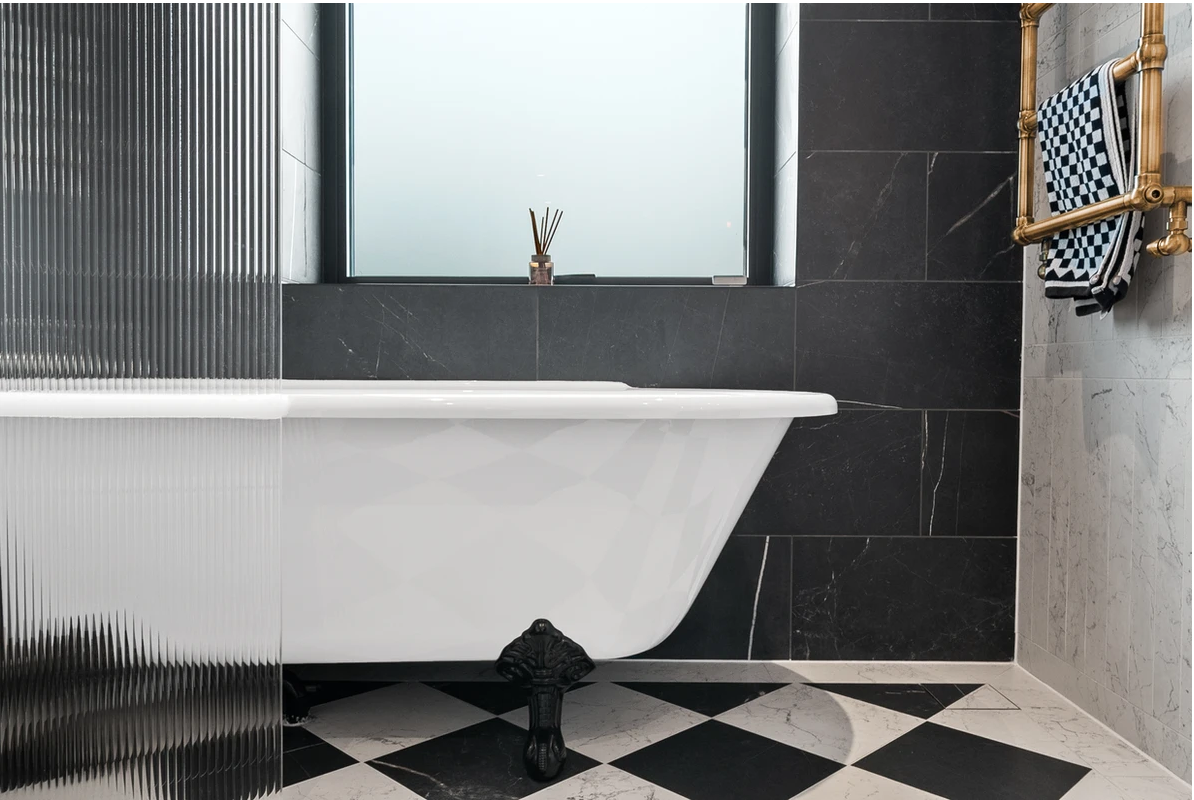 Boutique Hotel Style Bathroom Design in Ilford — completed bathroom photograph 3