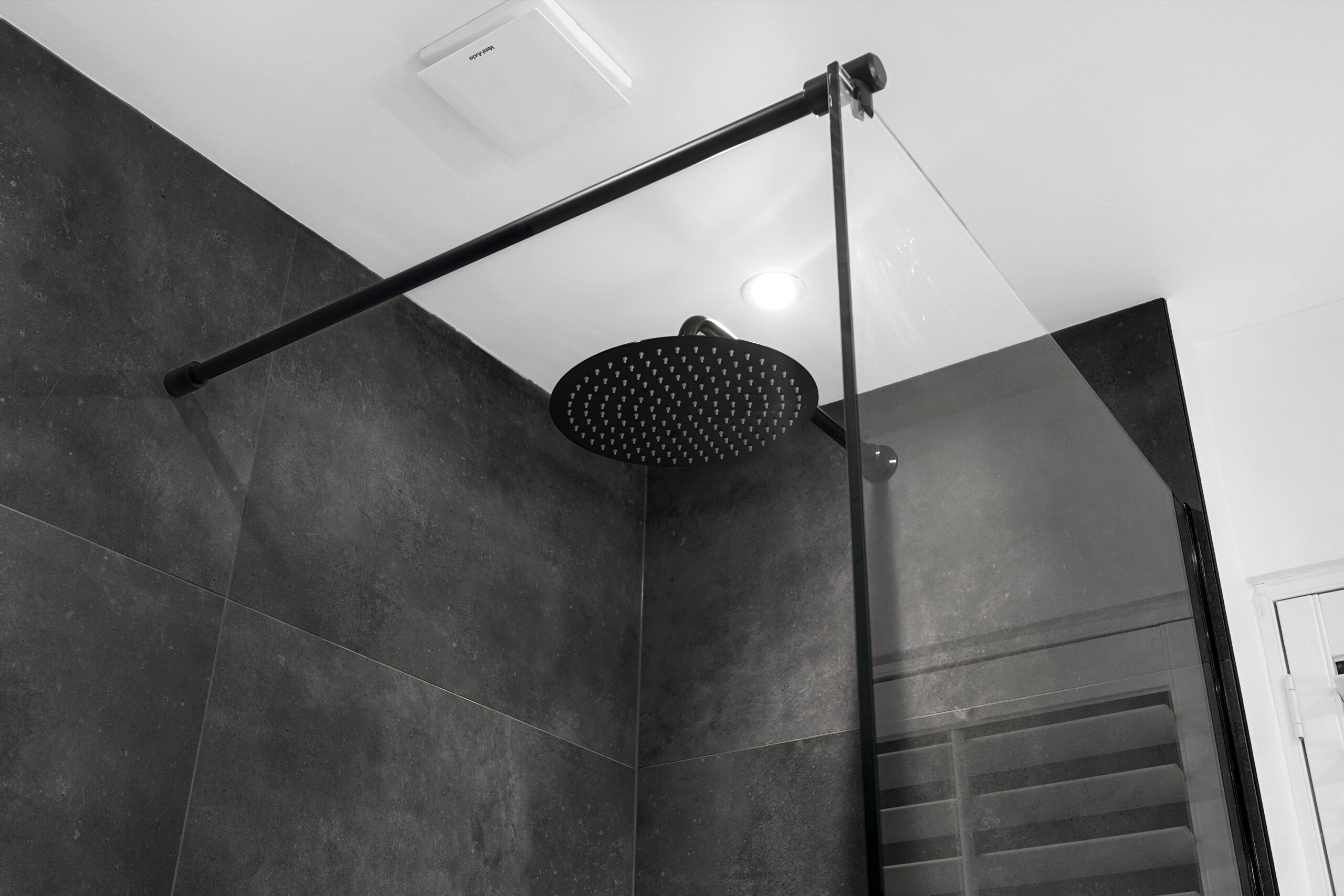 Contemporary Bathroom Design in Loughton — completed bathroom photograph 4